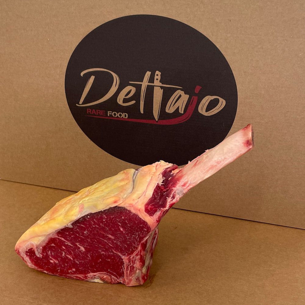 Cowboy Steak di Sayaguesa vista inclinata