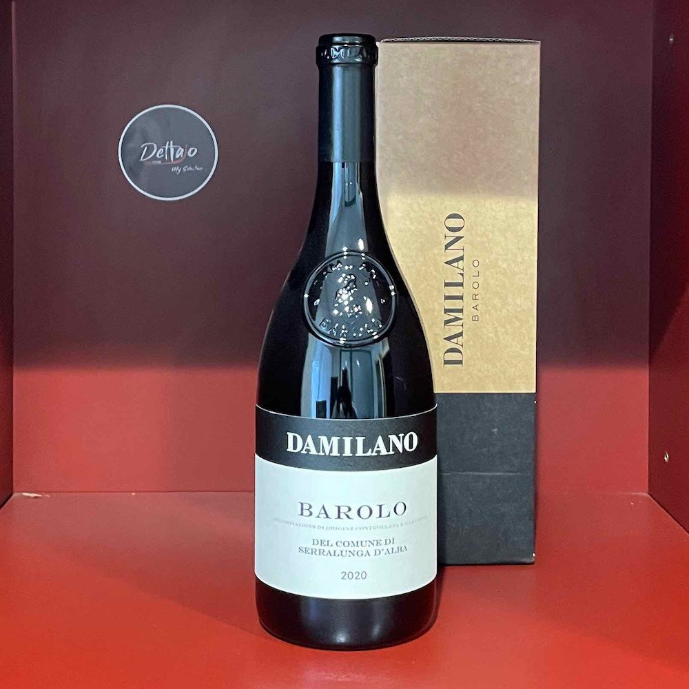 Barolo DOCG del comune di Serralunga d'Alba 2020 Damilano vista frontale