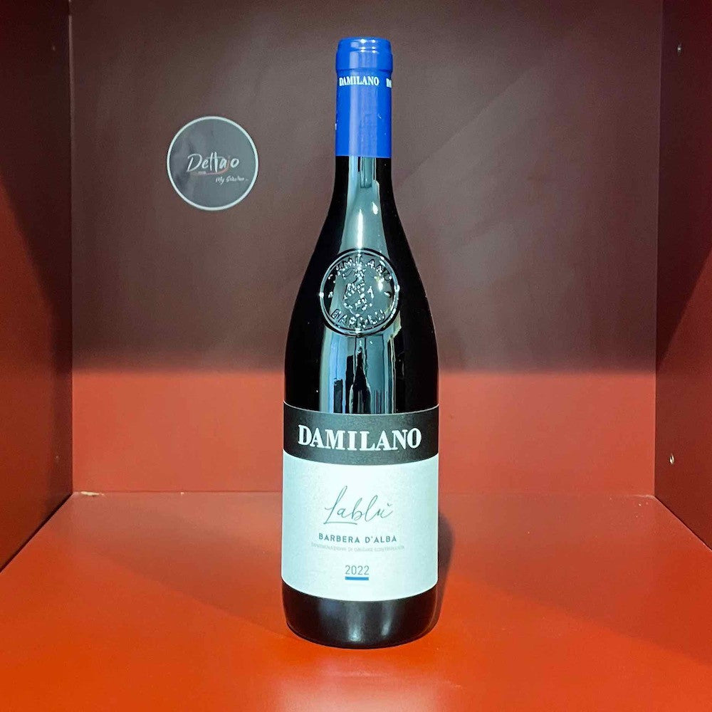 Barbera d'Alba DOC "Lablu" 2022 Damilano vista frontale