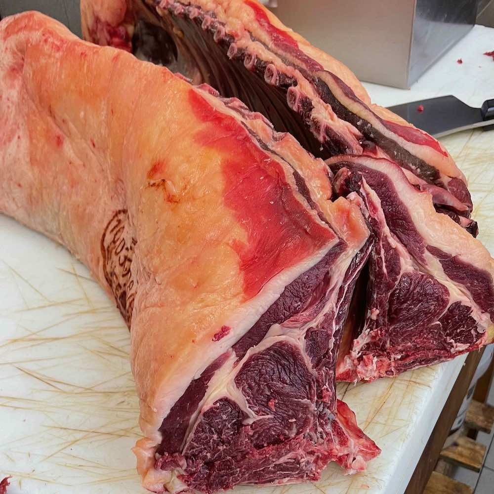 Costata di Asina vista inclinata
