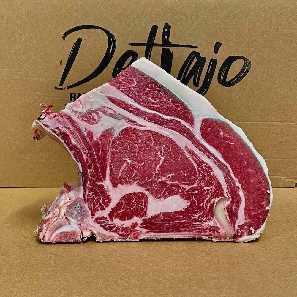 Costata Blonde d'aquitaine vista frontale