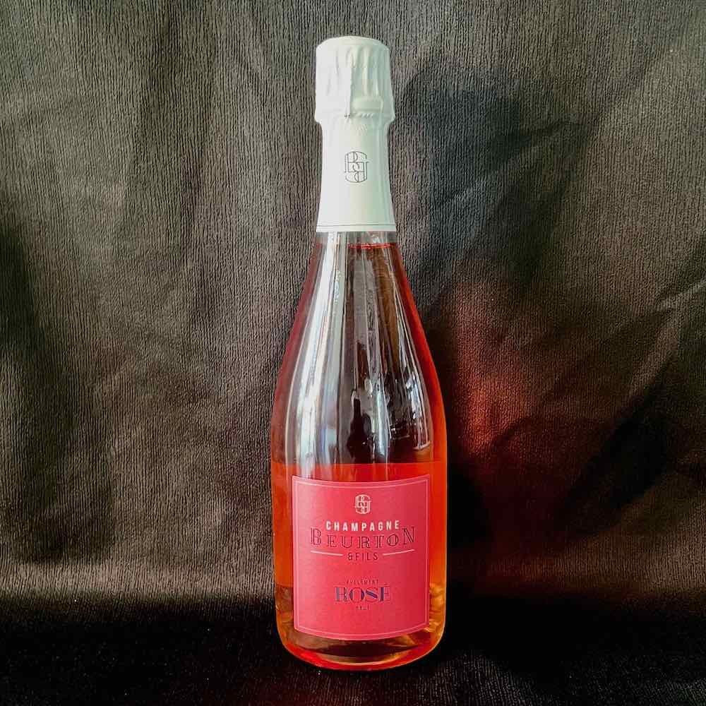 CHAMPAGNE AOC BRUT FOLLEMENT ROSE - BEURTON & FILS vista frontale