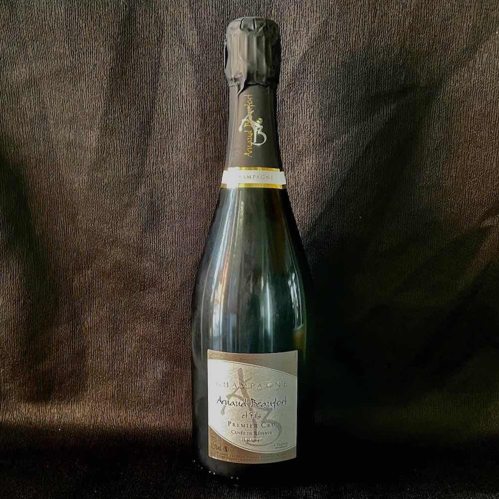 CHAMPAGNE BRUT CUVEE DE RESERVE PREMIER CRU - ARNAUD BEAUFORT ET FILS vista frontale
