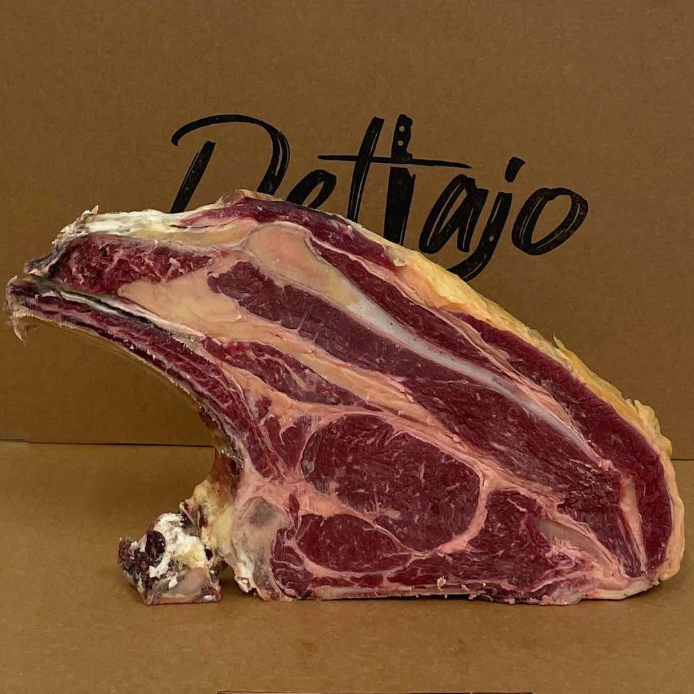 Costata di Rubia Gallega vista frontale