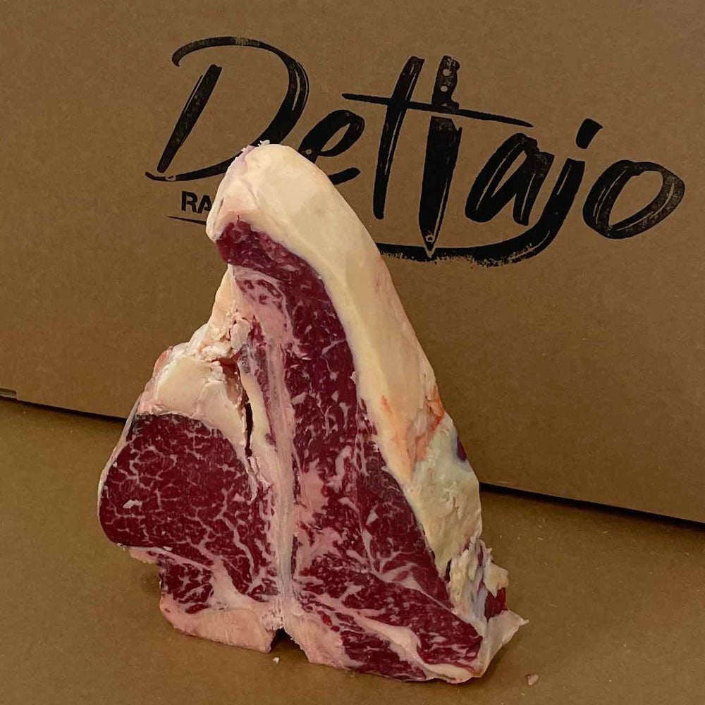 T-Bone di Barrosa vista inclinata