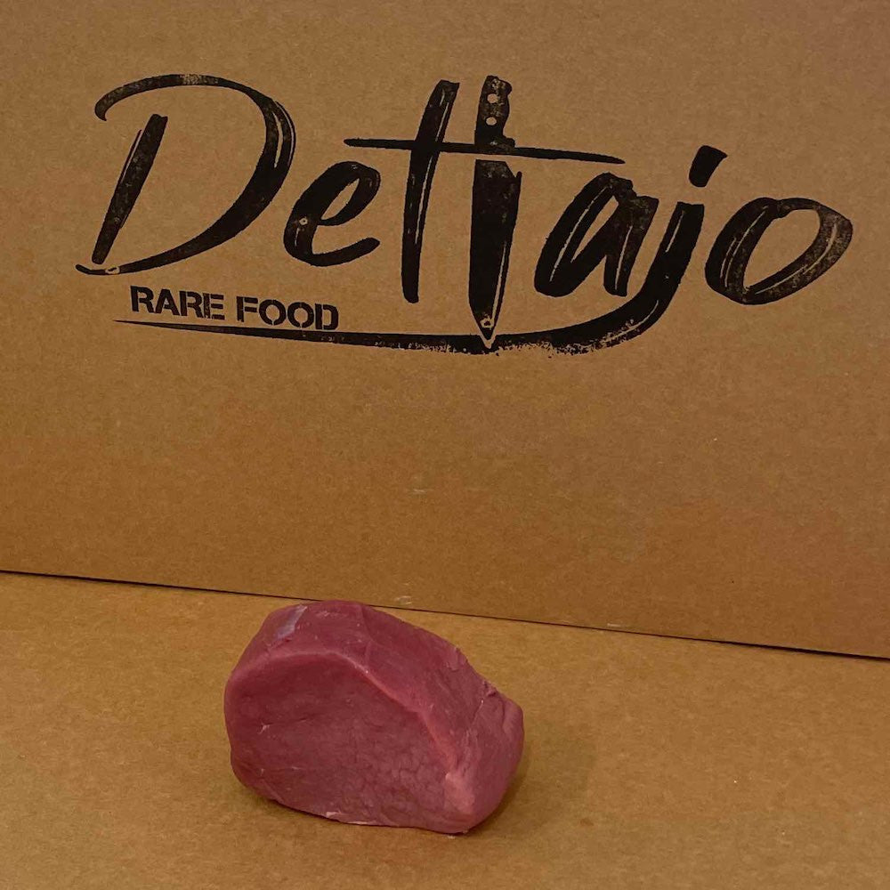 Filetto di Blonde d'aquitaine vista inclinata