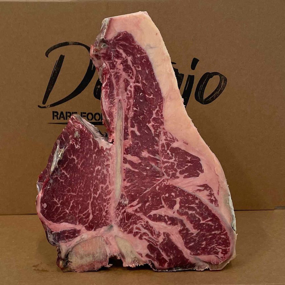 T-bone di Buey Angus vista fronatle