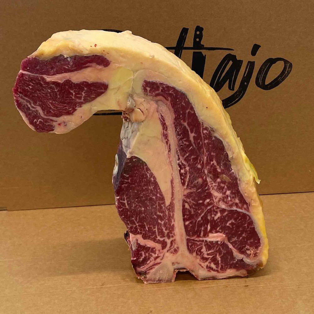 T-bone di Maronesa "OLD SPECIAL BEEF" vista inclinata