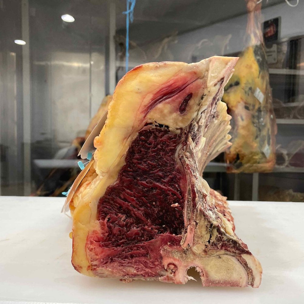 Simmental marezzatura tipo wagyu t-bone o costata