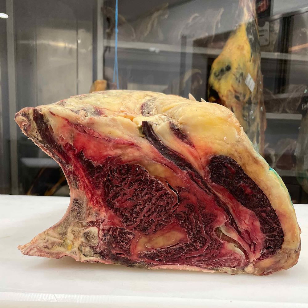 Simmental marezzatura tipo wagyu t-bone o costata