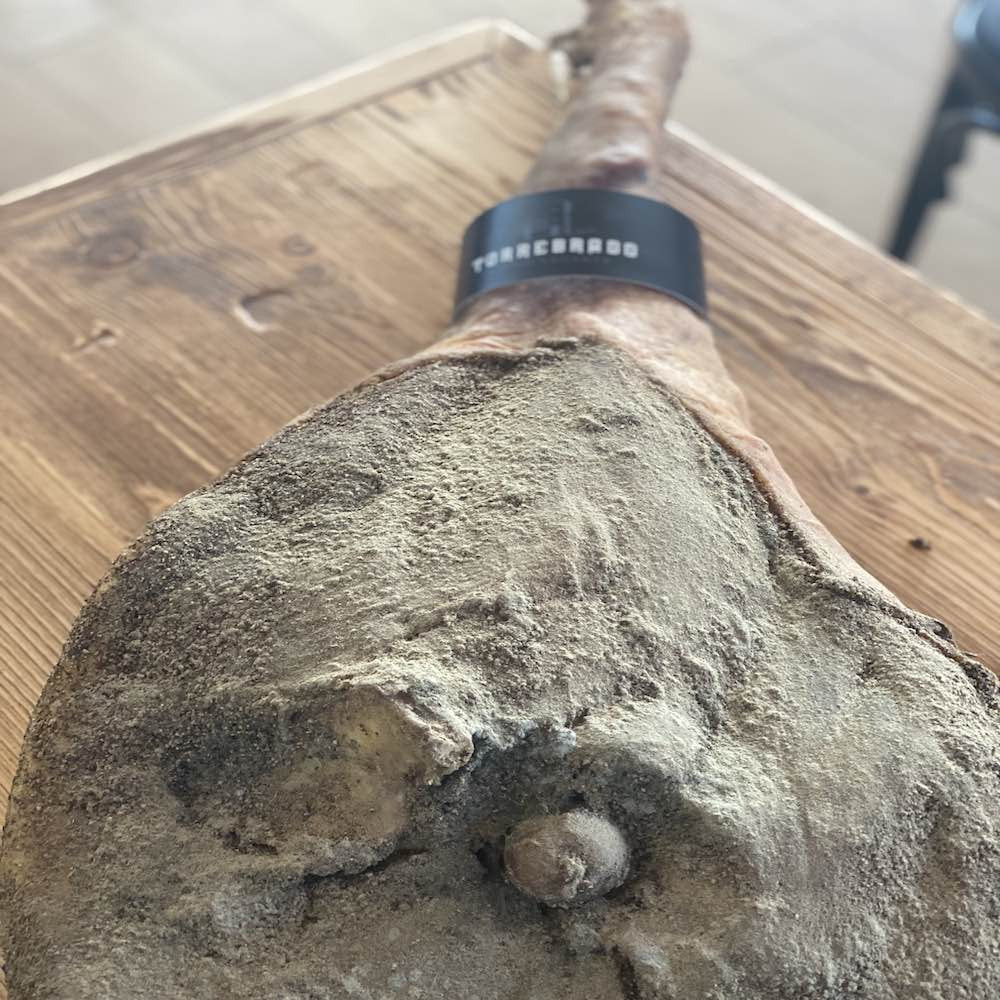 Prosciutto crudo di maiale stagionato Torrebrado