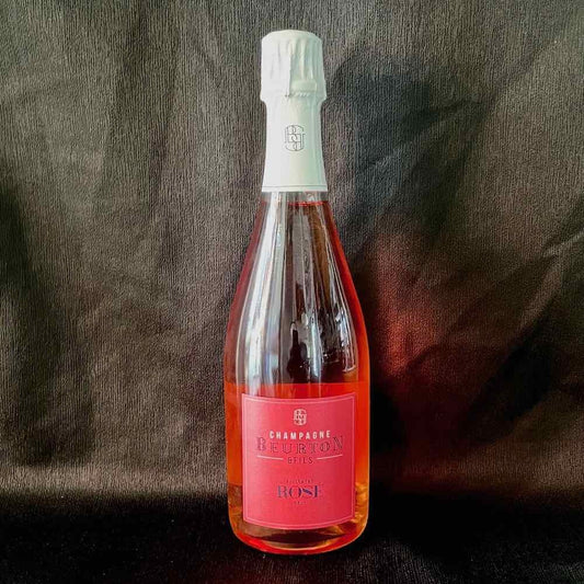 CHAMPAGNE AOC BRUT FOLLEMENT ROSE - BEURTON & FILS vista frontale
